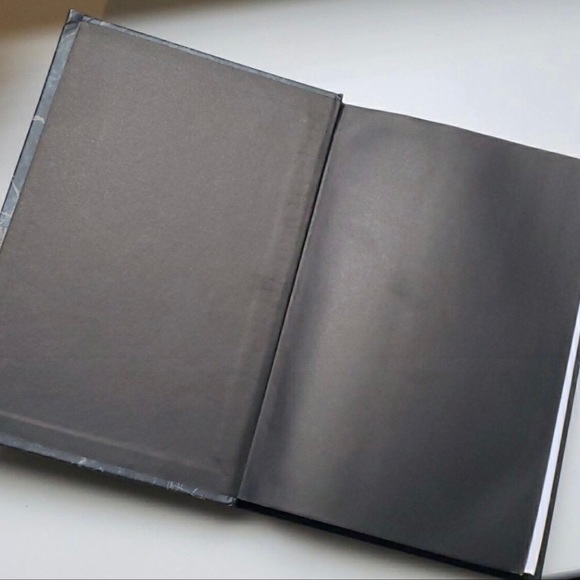 New Journal Black, Blue, & Rose Gold "Blessed" Marble Pattern Notebook Book - Picture 5 of 7